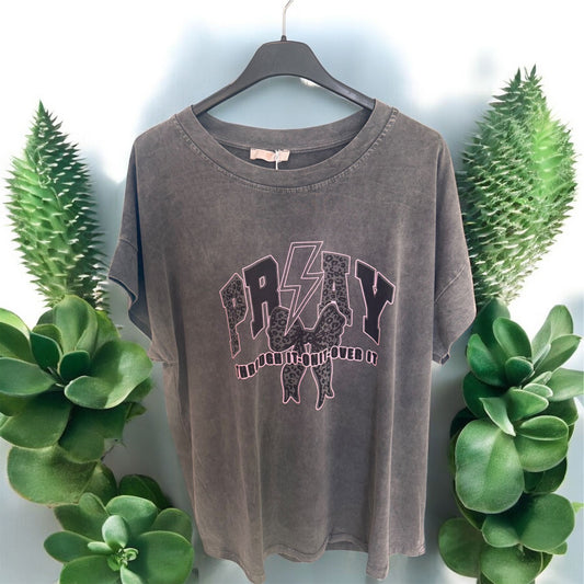 CAMISETA PRAY (REZAR)