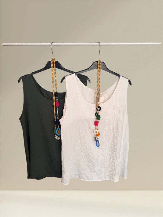 Blusa con collar