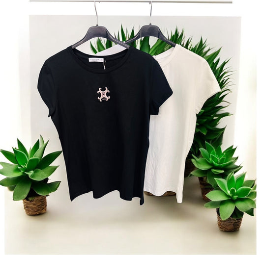 Camiseta Basic Bordada
