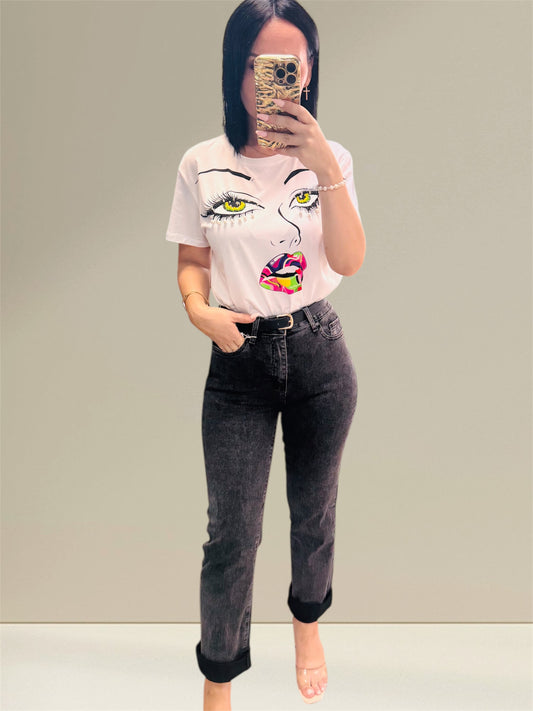 Pantalón Jeans Dobladillo