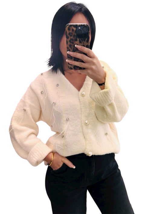 Chaqueta Oso Perla